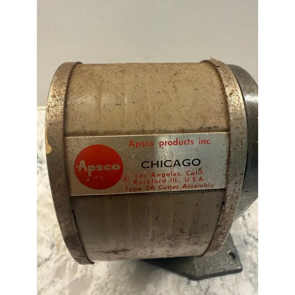 Vintage Apsco Products Inc Manual Pencil Sharpener Type 2A Cutter Assembly